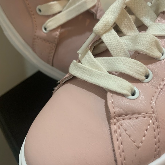 Rebecca Minkoff Pink Leather Trainers - Picture 4 of 4